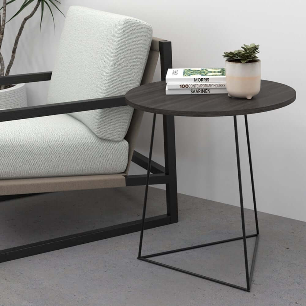 โต๊ะข้างไม้ปาติเกิ้ล สไตล์ลอฟท์ Monster Steel รุ่น TWN007 ขนาด 56*56*59 cm.